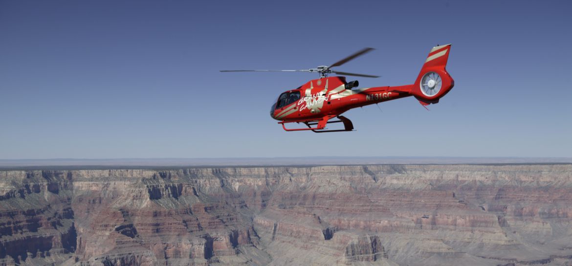 Helicopter Las Vegas Trips to the Grand Canyon Soar into adventure on a state-of-the-art helicopter during a Las Vegas trip to the Grand Canyon with Papillon