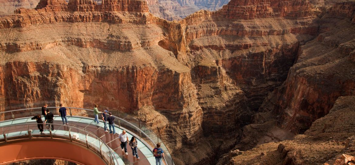 Grand Canyon Skywalk with Eagle Point View Recommend inserting image of Eagle Point rock & the Grand Canyon Skywalk in this section.