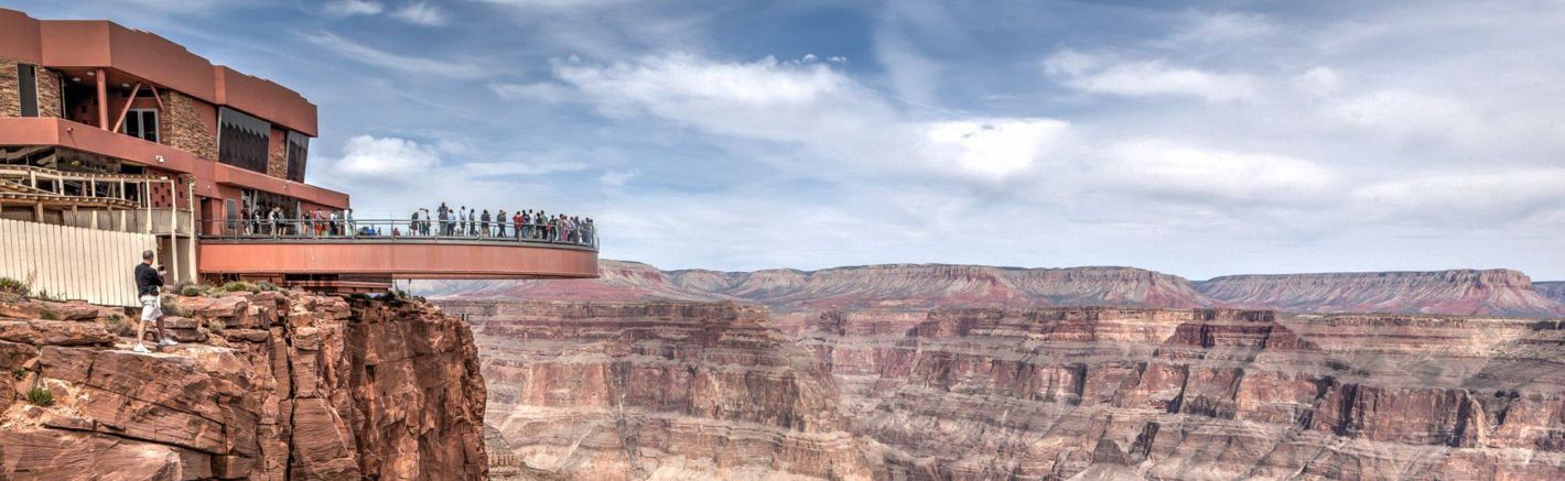 Grand Canyon West RIm Skywalk Tours Explore the Grand Canyon West Rim Skywalk on a world-class helicopter, bus, or airplane tour with Papillon.