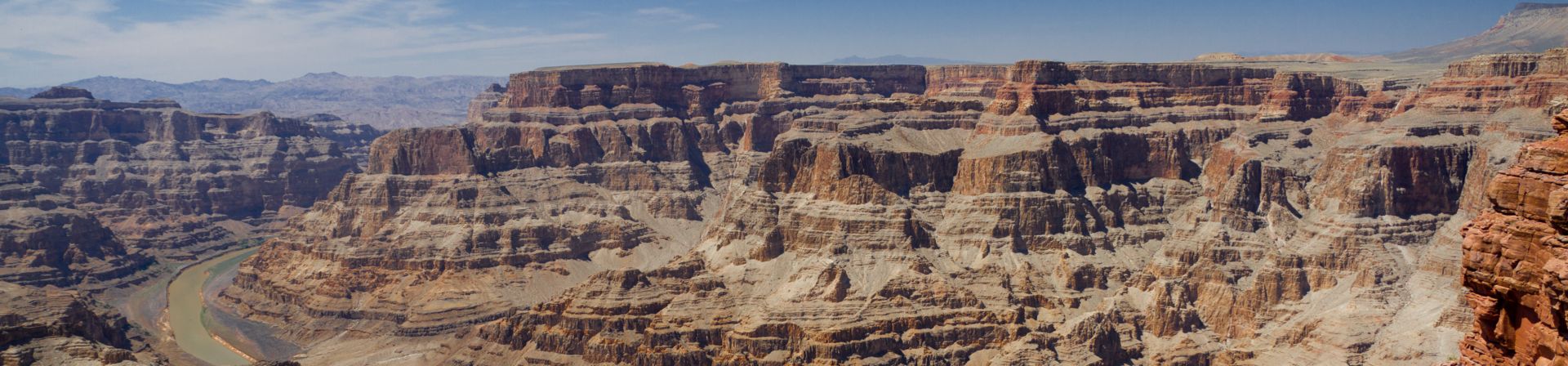 Grand Canyon West looking west.